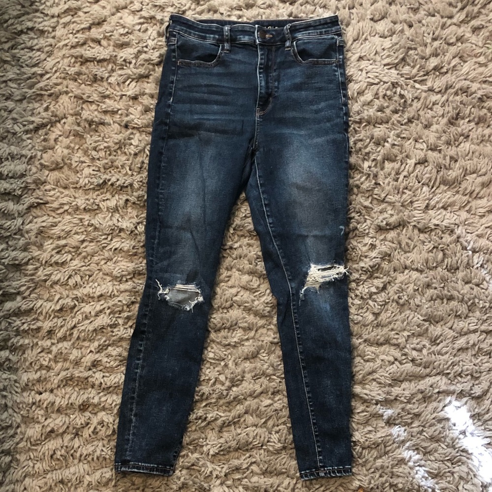 American Eagle Super Skinny High Waisted Jeans